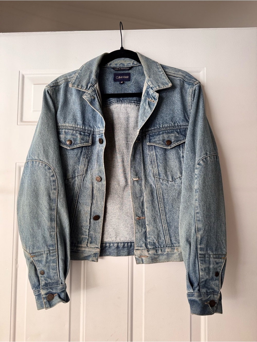Calvin Klein Light Blue Denim Trucker Jacket